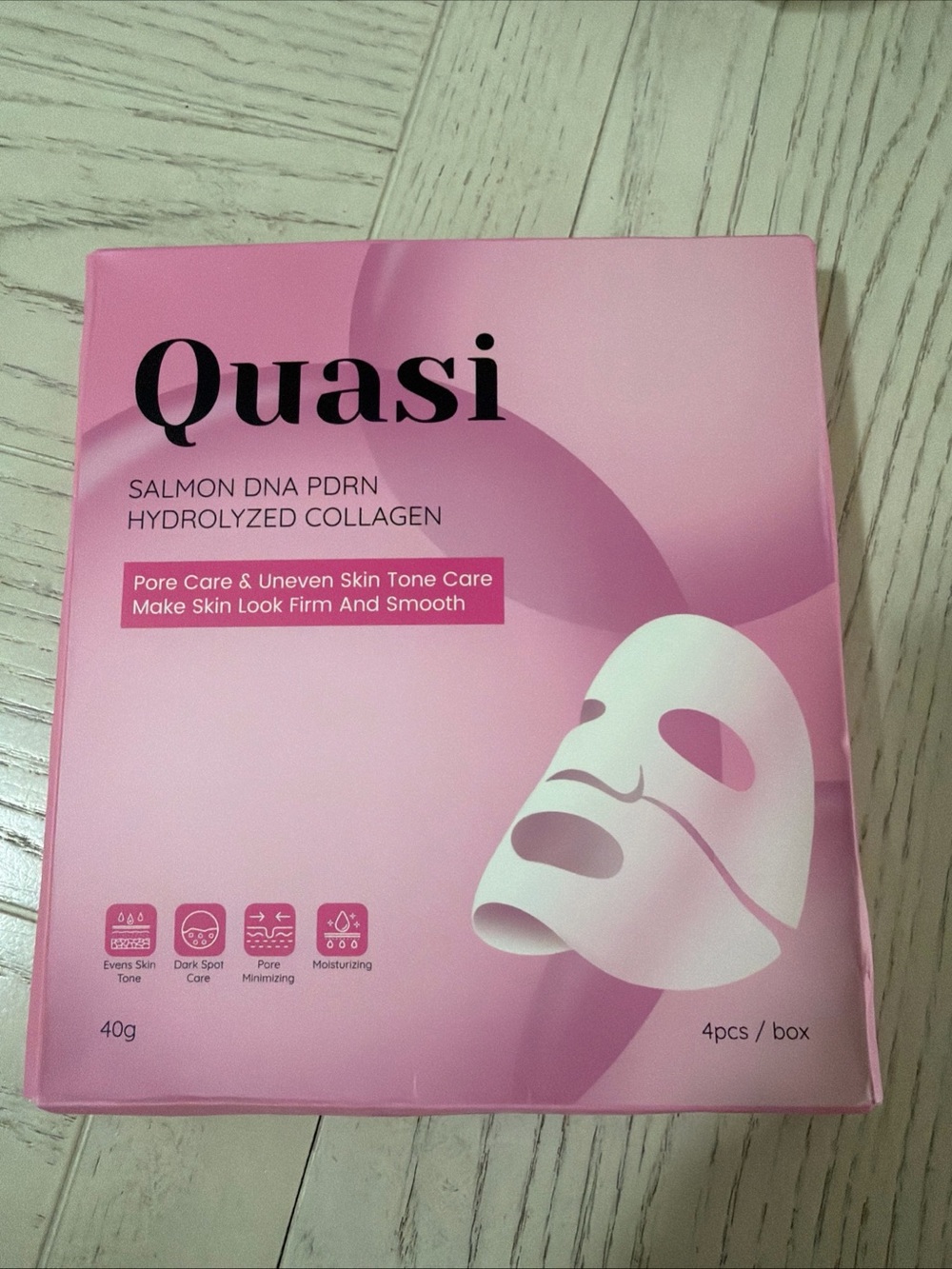 Salmon DNA Hydrolyzed Collagen Sheet Mask — Pink
